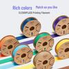 ELEGOO Silk PLA Black Red 1.75mm 3D Printer Filament