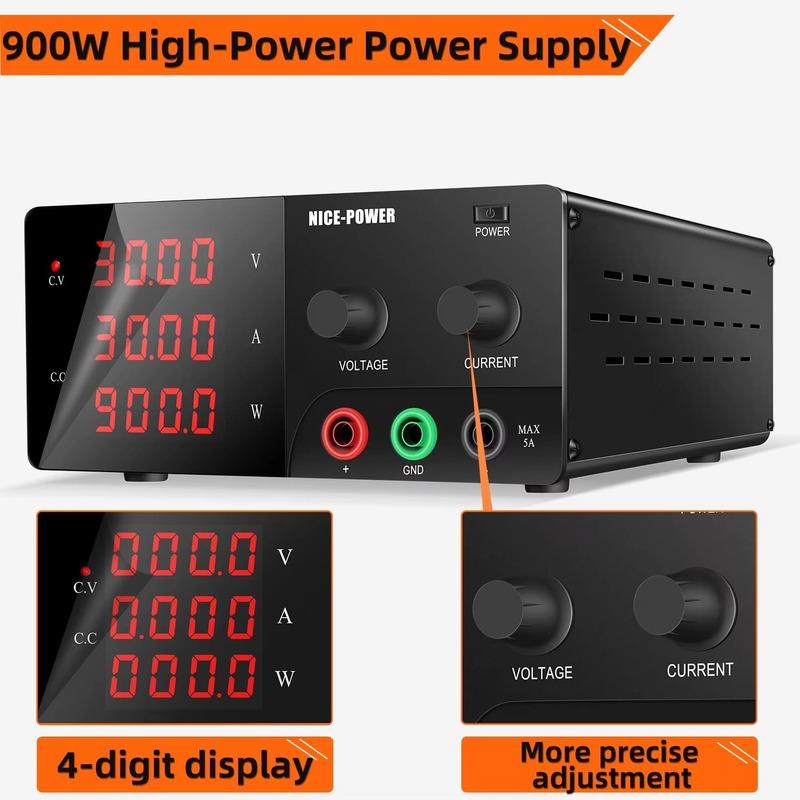 New DC Stabilized Power Supply 30V 30A Adjustable Bench Source Laboratory Power Supply 30V 20A High-Power Switching Variable 60V 10A