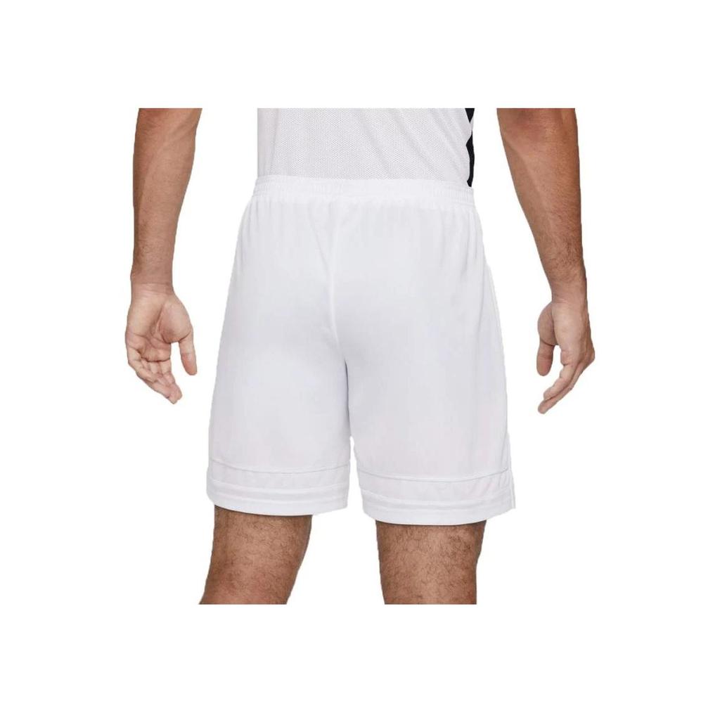 Nike Solid Color Mid-Rise Slim Fit Straight Leg Casual Shorts Men shorts White CW6107-100