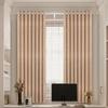 Jacquard Bamboo Leaves Full Blackout Curtains Boutique Curtains Window Screens