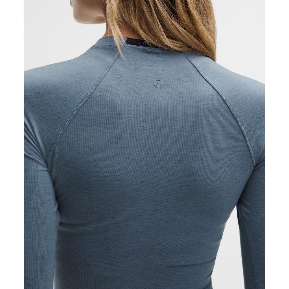 Lululemon Jersey Crewneck Base Layer Steel Blue True Navy