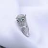 2022 Domineering Leopard Head Ring with Micro-Set Zircon Stones: Unisex Fashion, Trendy European & American Open Design