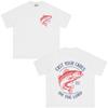 Cast Your Cares on The Lord Bible Verse Christian Fish Graphics Tshirt Unisex Unisex Hiphop Loose Casual Cotton Vintage Tshirts