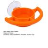 Window Suction Cup Bird Feeder Clear Plastic Tray for Fruit Jelly Seeds Easy Install Clean Outdoor Feeder for Backyard Bird Watching