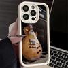 Phone Case for iPhone 17 Air 16E 15 16 Pro Max Guitar Retro Rock Music Cover 14 Plus 13 12 Mini Soft Shell Silicone Fundas