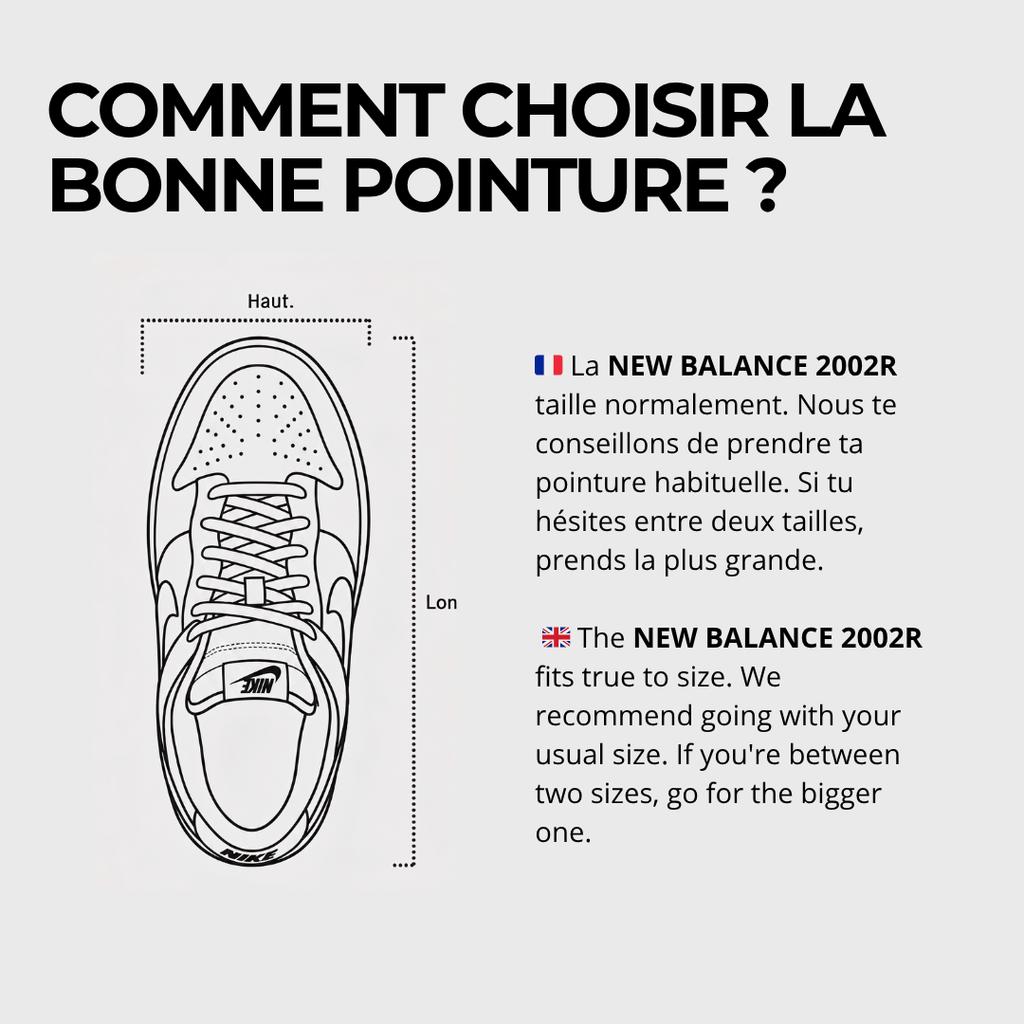 New Balance 2002R Black Timber Wolf White