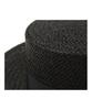 Black Flat Panama Hat