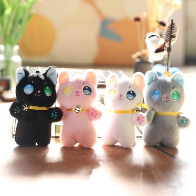 Cute Cute Kitten Pendant Plush Toy Doll Kitten Bag Hanging Keychain Doll Doll