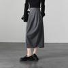 High waisted suit split skirt
