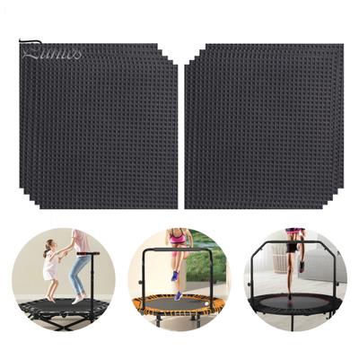 1 Set Kit di Riparazione Trampolino con Toppa Quadrata Raschietto Colla Tergivetro Guanti Impermeabile Autoadesivo Toppa Copertura Fori Strappi Trampolino