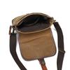 Retro Canvas & Leather Messenger Bag: Durable Men's Shoulder Bag & Chest Bag
