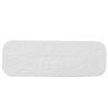 Pure White Rock Pattern Rectangular Flat Ceramic Strip Plate High-End Sushi Plate Restaurant Sashimi Plate Dim Sum Plate