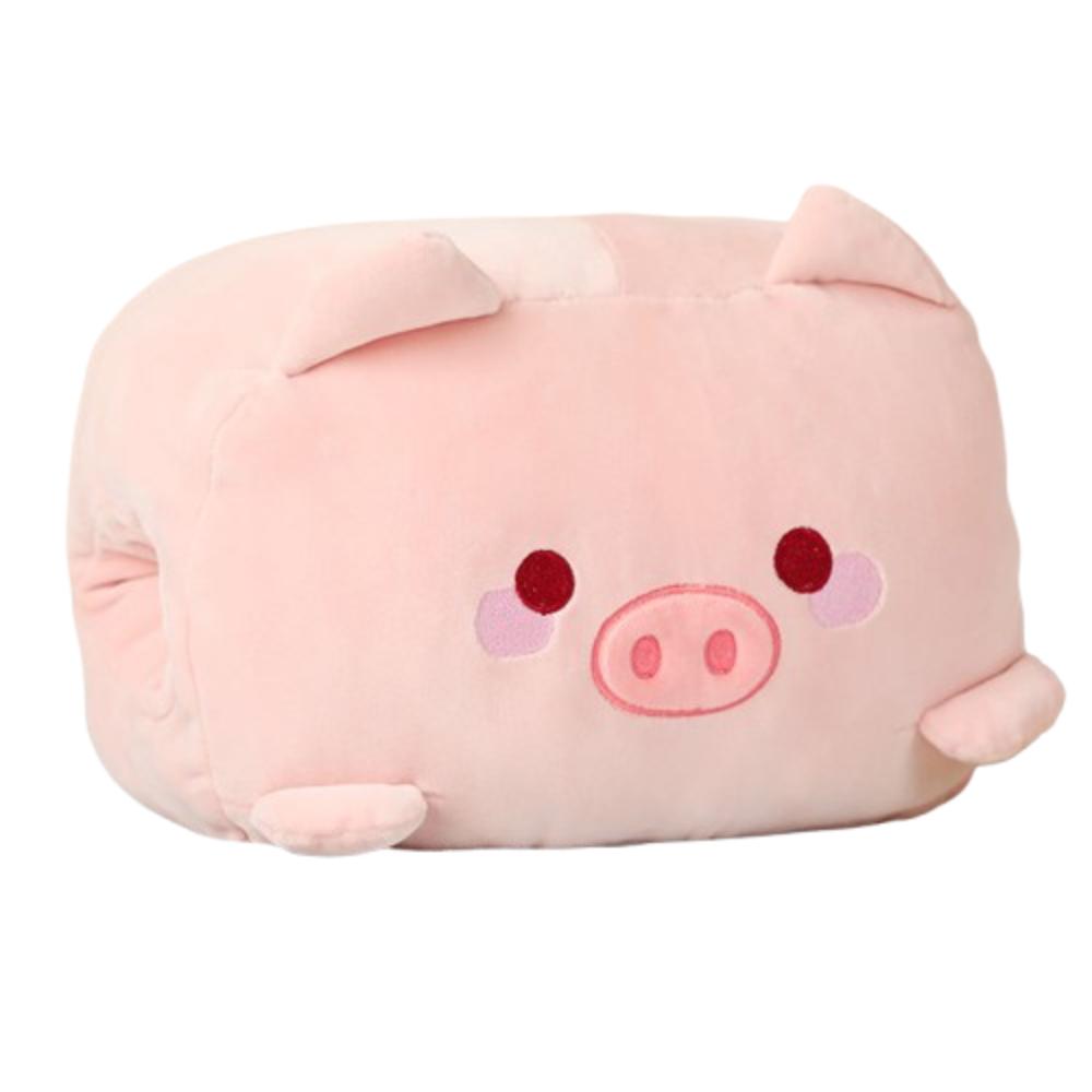

Plush Toy Office Nap Pillow Keep Warm Pillow Stuffed Toy Hand Warmer Plush Pillow Female Gift Pink pig