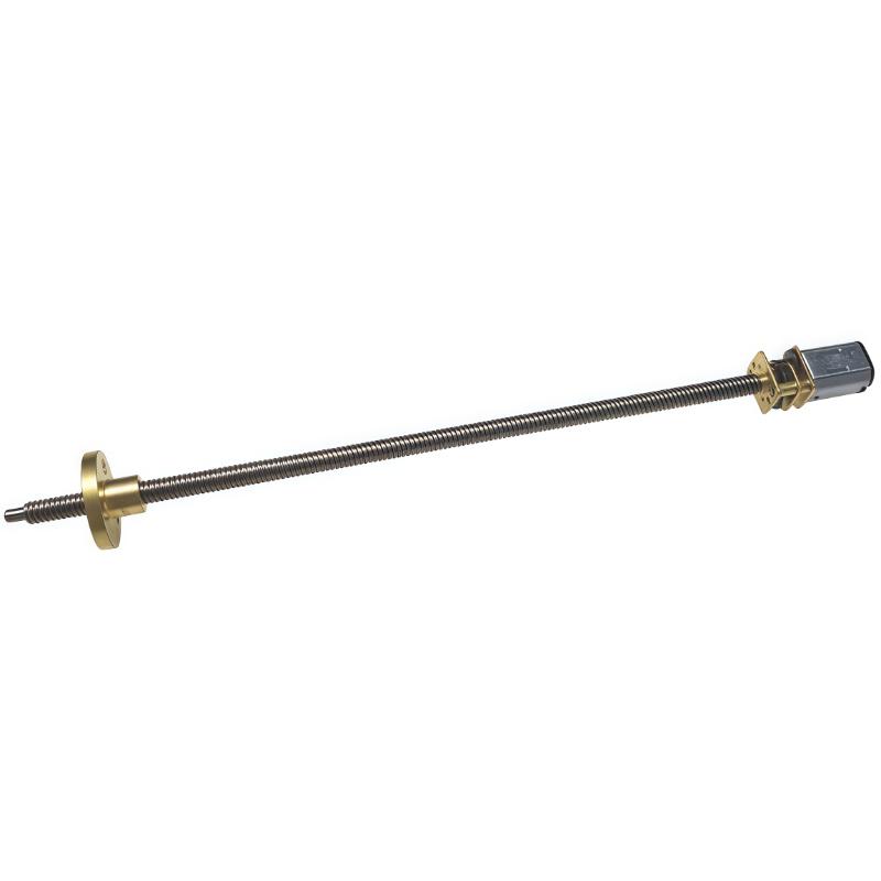 T5 Fast Thread N20 Decelerating Motor 160MM Long Screw Stainless Steel Flanged Various Rotating Speed