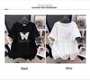 Women's Plus Size Mid-Length Loose Short-Sleeve Round Neck T-Shirt (200/300/350 Jin)