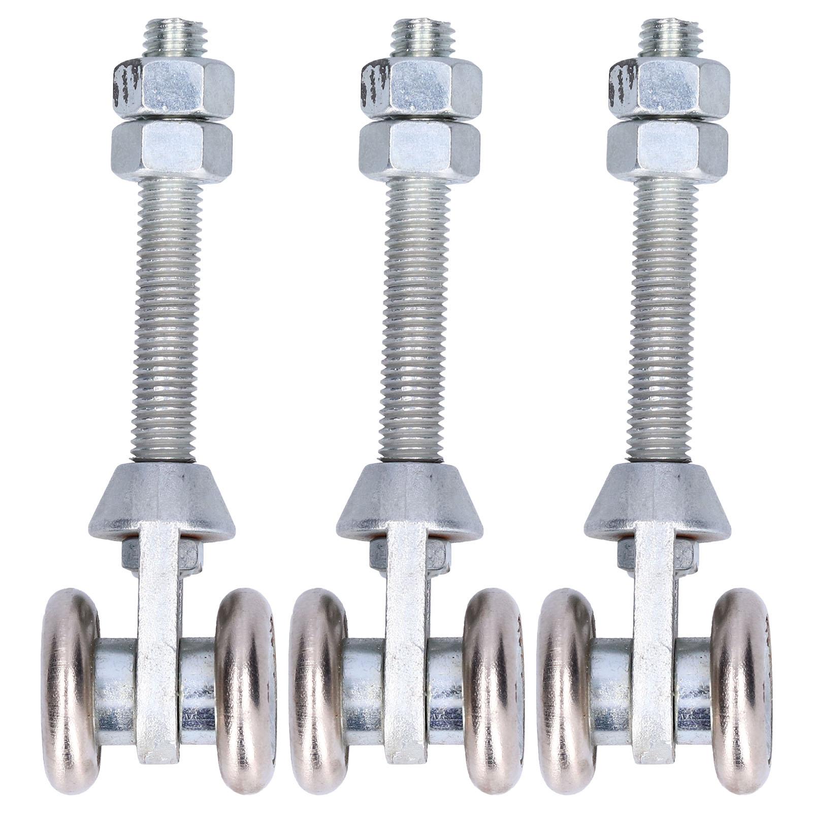 3Pcs Door Suspension Wheel Glass Sliding Door Pulley Roller Accessory Diameter 35mm