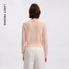 LANCY Acetate Blend Knit Cardigan