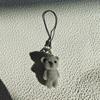 Cartoon Flocking Cat Pendant Phone Lanyard Cute Bear Doll Mobile Phone Strap Keychain For Girls Cell Phone Chain Accessories