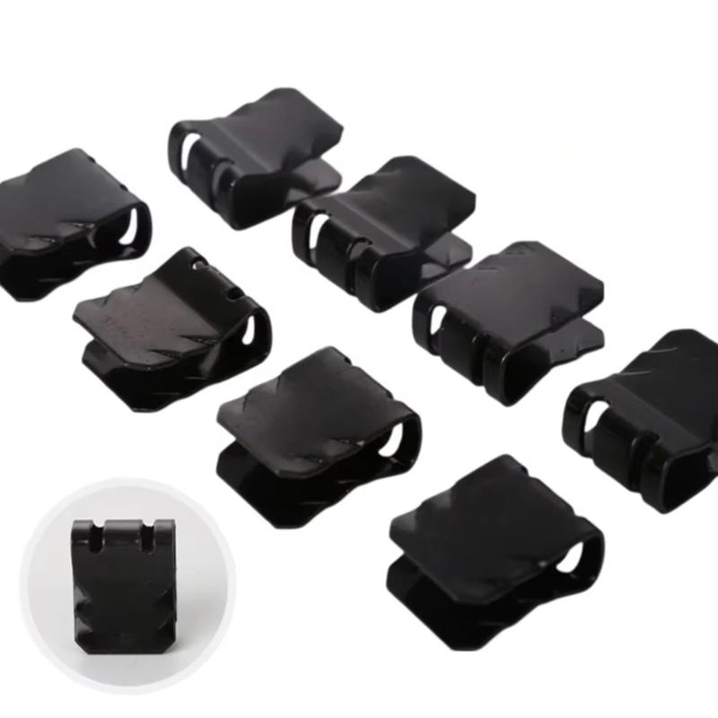 10pcs Automotive Mudguard Fastener Clip Car Mudguard Fixing Clips U Shaped Buckles Clamp Guard Buckles Easy Installation