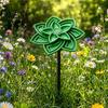 3D Printed Bee Feeder Flower Waterer, Garden Stake, Drinking Fountain Outdoor Decor, Hydration Device Open Anti-Drowning Trough, 2-in-1 Ornament