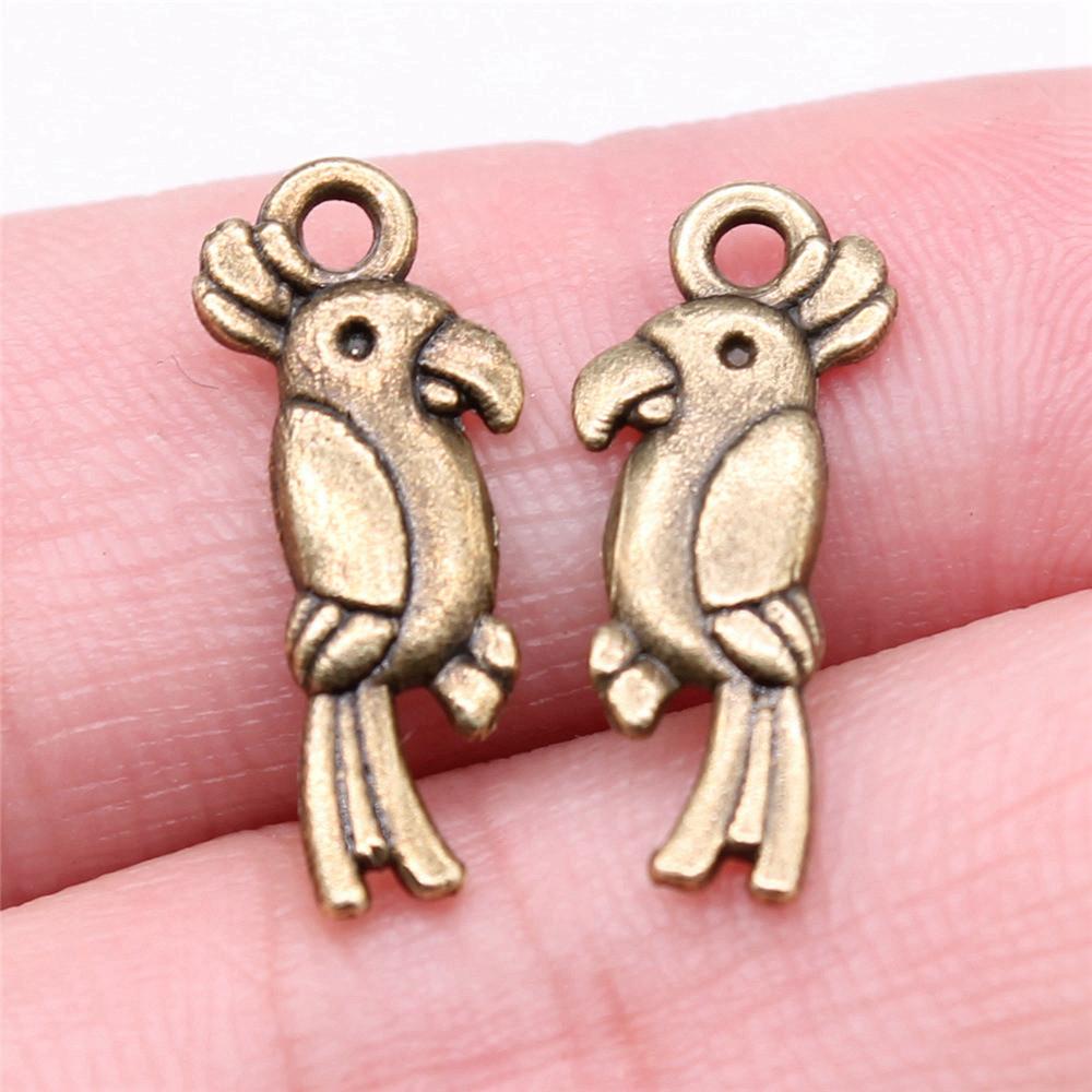 Charms Chicken Duck Goose Pendants Vintage Jewelry Supplies QC027