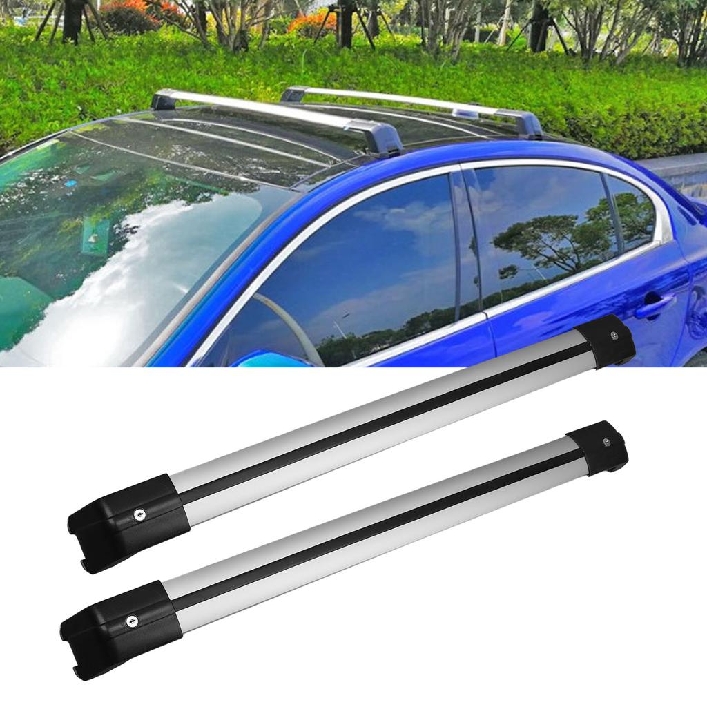 Car Roof Rack Cross Bars 330.7 Lbs Load Capacity Aluminum Alloy Roof Crossbars Cargo Luggage Carrier