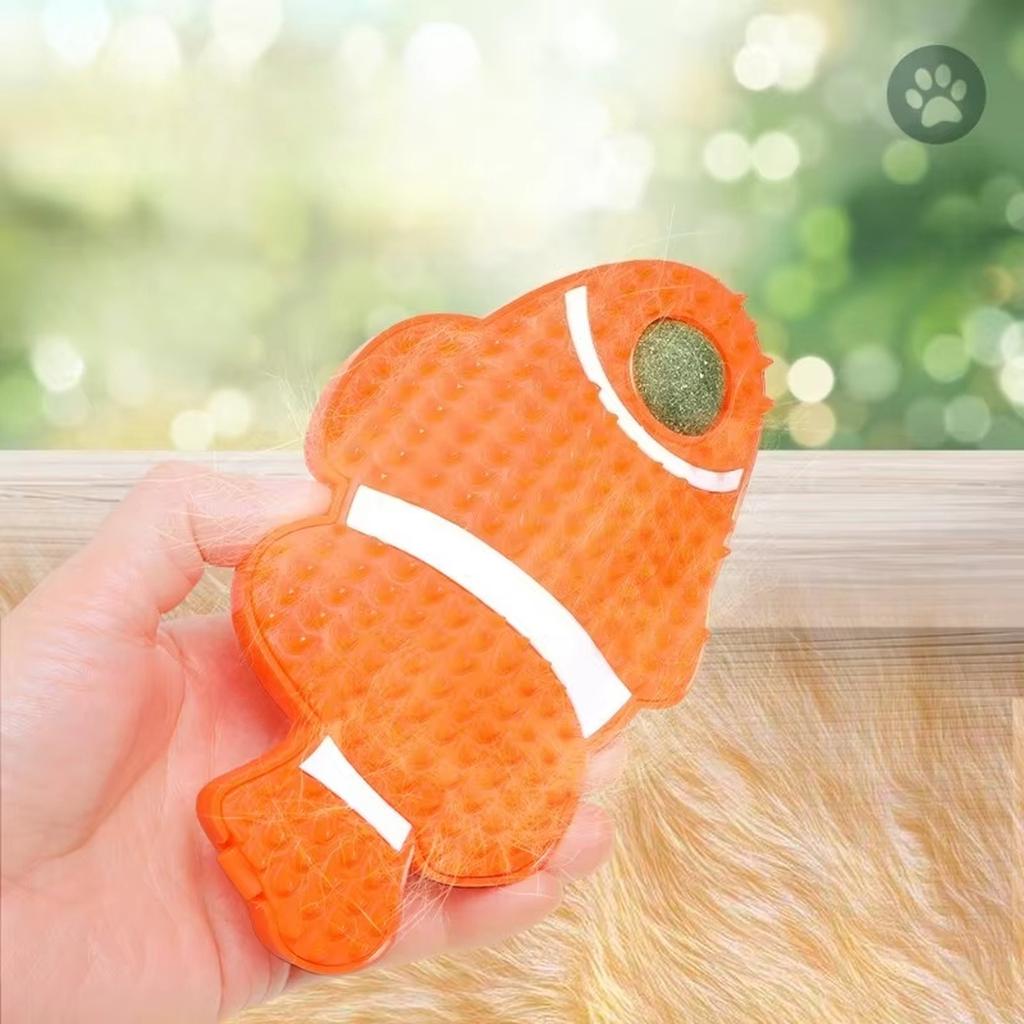 Catnip Fish Toy Interactive Teething Toy for Cats