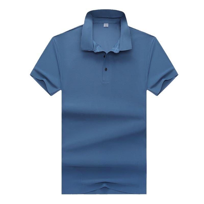 Herren 2024 Ice Silk Seamless Poloshirt - Kurzarm-Business-T-Shirt