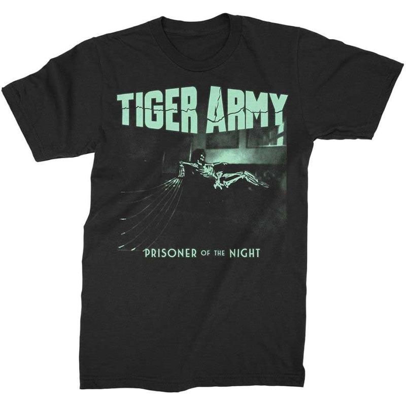 Tiger Army groupe musique noir t-shirt coton RD303 S