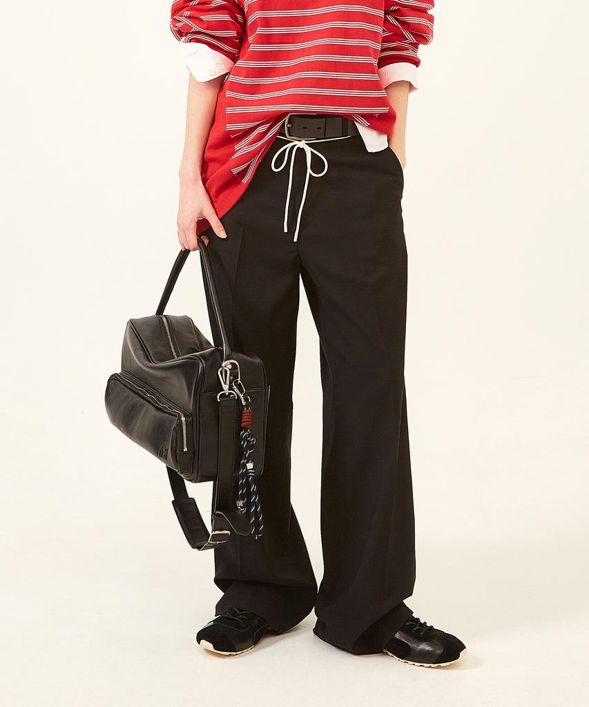 LABELARCHIVE W Ator Wide Fit Pants Black