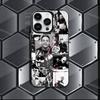Cool Rapper Phone Case IMD Color Silver Shell For IPhone 17,16,15,14,13,12,11 Pro P-PLK C-Chambre 140 Max Plus Black TPU