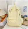 Schoolbag Korean Small Fresh Schoolbag Female College Student Simple Polka Dot Backpack Lightweight Large Capacity Junior High School Student Backpack