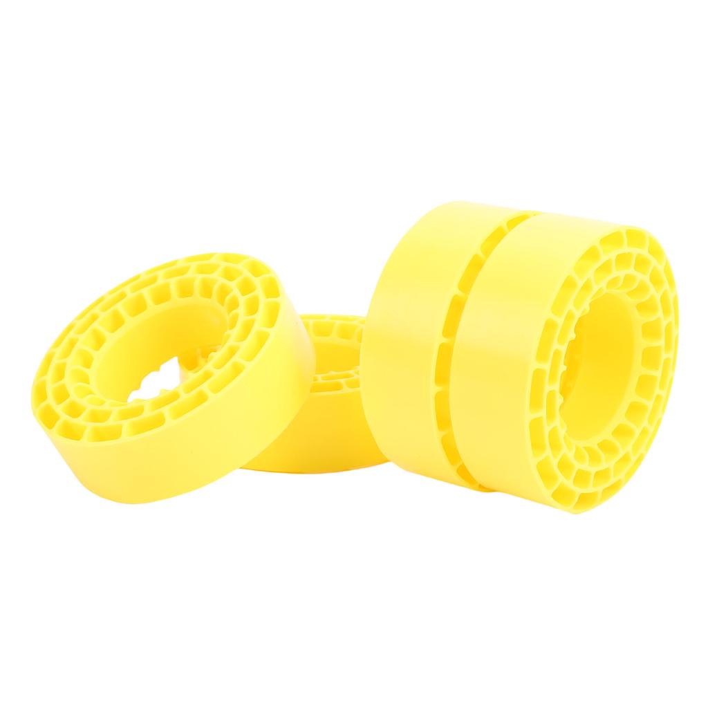 4PCS 1.55 Inch Tire Inserts Silicone Double Layer Hollow Water Proof RC Crawler Wheel Insert for Upgrade