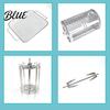 Food Grade Frying Resistant Mesh Steel with Basket Tool Stainless Handle Heat Strainer Durable Removable Handle Fryer Basket Multi