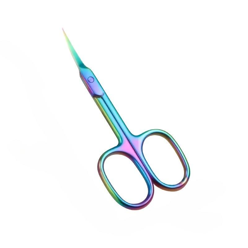 Professional Stainless Steel Cuticle Scissors and Beauty Scissors Nail Cuticle Trimmer Cuticle Cutter1pc Pointed Curved Blade