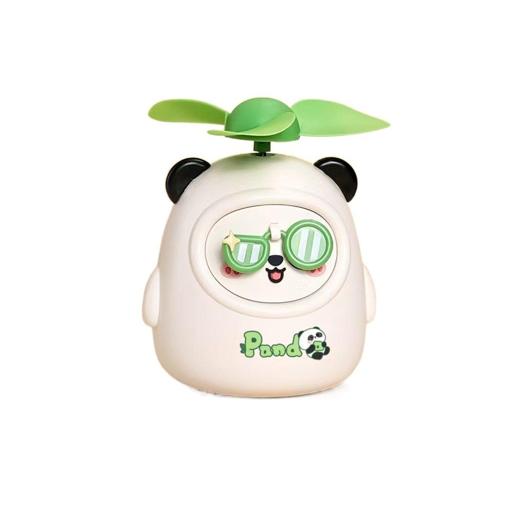 

Вентилятор USB Зарядка Панда Пластиковый Электрический Вентилятор с Мягкими Лопастями Мини Портативный Вентилятор для Студентов зелёный