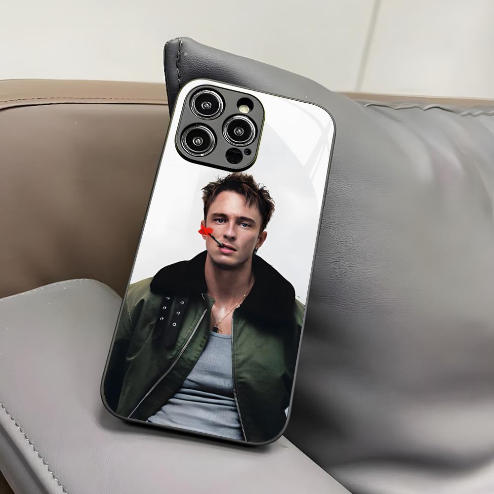 COOL Man D-Drew Starkey Phone Case for Iphone 16 15 14 12 11 13 Pro Max Mini 8 X Xr Xs Puls Black Glass Cover