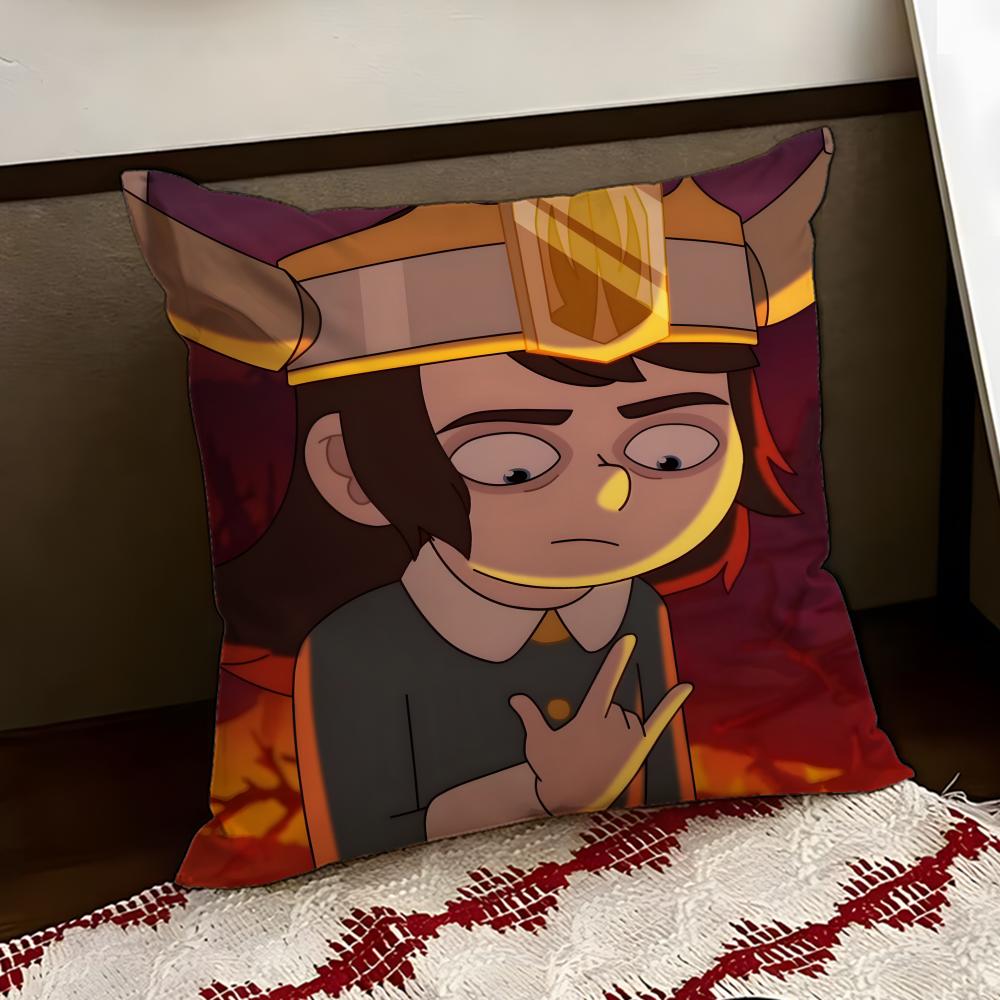 Haunted Anime HHotel Cushion Cover Reversible Soft Durable Pillow Cover Home  Car MultiScene Use for Daily Comfort