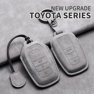 2/3 Buttons Car Key Case Cover Smart Remote Shell For Toyota Prius Camry Corolla CHR C-HR RAV4 Land Cruiser Keychain Accessories