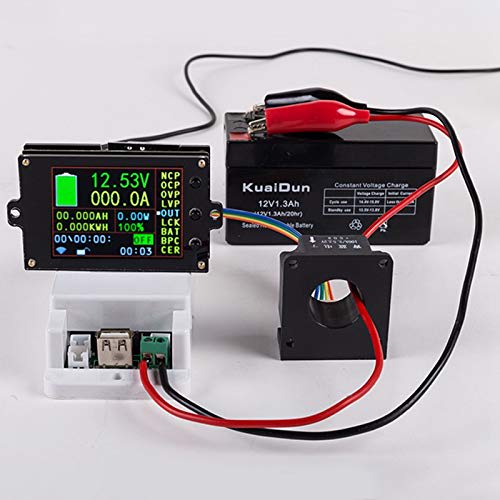 FOREGA Hall 500V 200A Wireless Voltmeter/Ammeter with 2.4-inch Color Screen, Capacitive Power Detector Tester