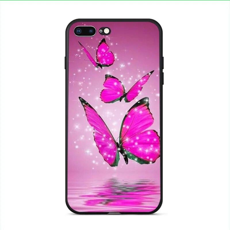 Śliczny motyl etui na telefon iPhone Samsung Galaxy Redmi Xiaomi Oppo OnePlus Note SA 7 8 9 10 11 12 13 14 20 21 22 23 53 54 Pro Max Ultra TPU miękki