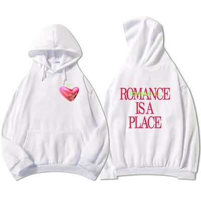 Romance Is A Place Bluzy Z Kapturem Zespół Rockowy Fontaines Bluzy Zimowe Bluzy Z Kapturem Pulowery Streetwear Hip Hop Graficzna Bluza Z Kapturem