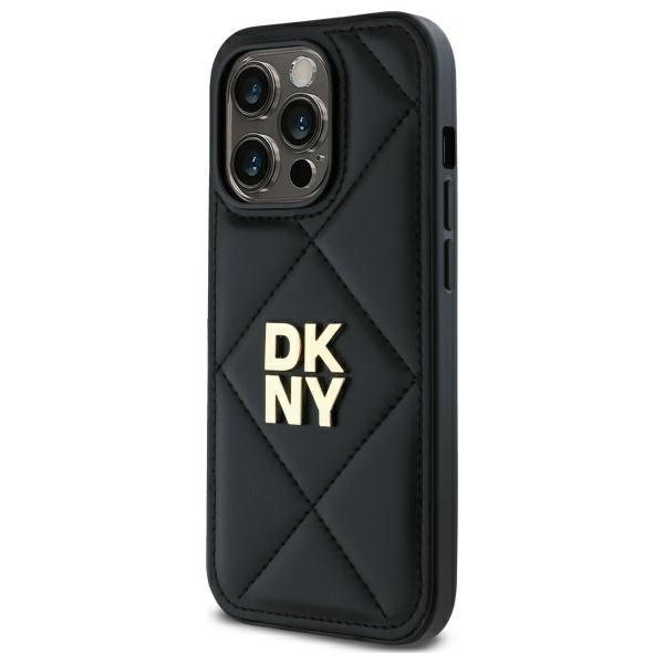 Dkny Dkhcp14Lpqdslk Iphone 14 Pro 6.1   Czarny/Black Quilted Stack Logo