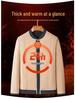 Winter Plus Velvet Grandpa Style Cotton Jacket for Seniors