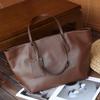 New Retro Casual One-shoulder Underarm Head Layer Plant-tanned Cowhide Large-capacity Commuting Lazy Tote Bag