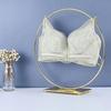 Étagère d'exposition de vitrine de magasin de vêtements moderne Cintres pour sous-vêtements Art en métal et fer Outils d'organisation Clip crochet de présentation pour culotte dame soutien-gorge