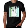Geister glauben auch nicht an dich (Ghost-Version) T-Shirt übergroß Grafik-T-Shirt Oberteile Sommeroberteile einfarbige T-Shirts Herren
