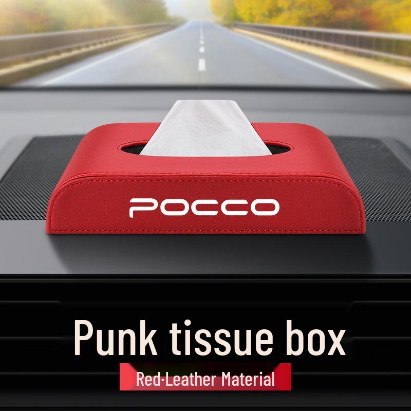 

Punk Style Car Leather Tissue Box for Interior