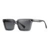 ARMANI EXCHANGEAE Brand Logo Acetate Square Sunglasses Men's Transparent Grey