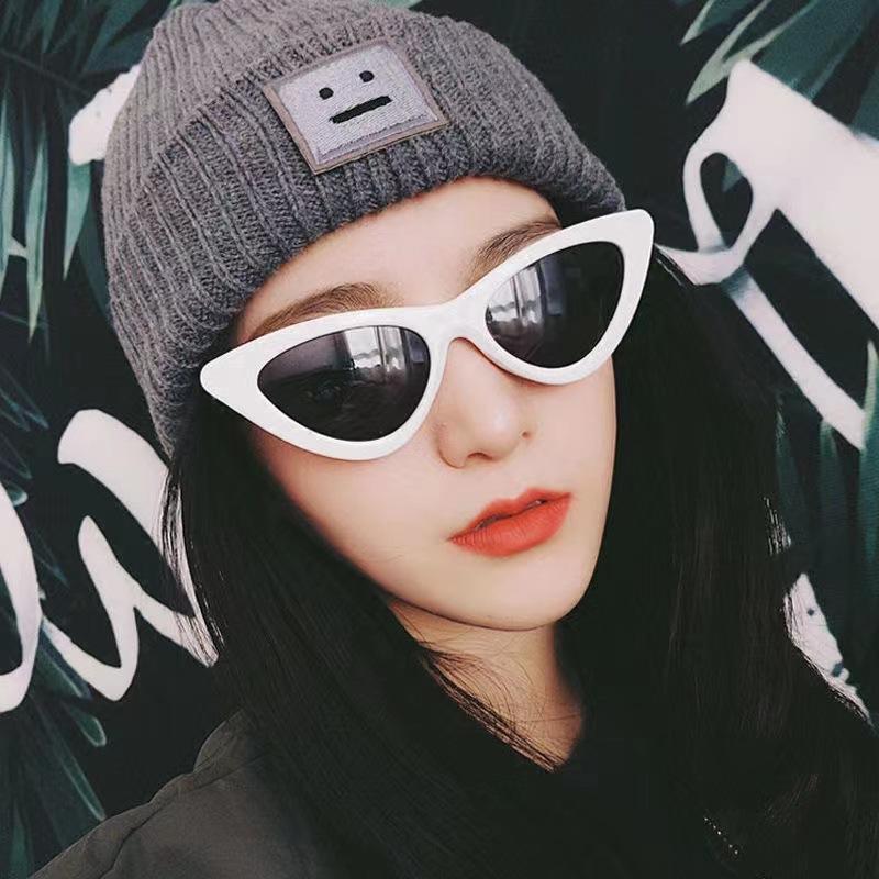 Vintage Triangle Cat's Eye Sunglasses Women's Brand Designer Fashion Sun Glasses Lady Outdoor Hip-hop Eyewear UV400